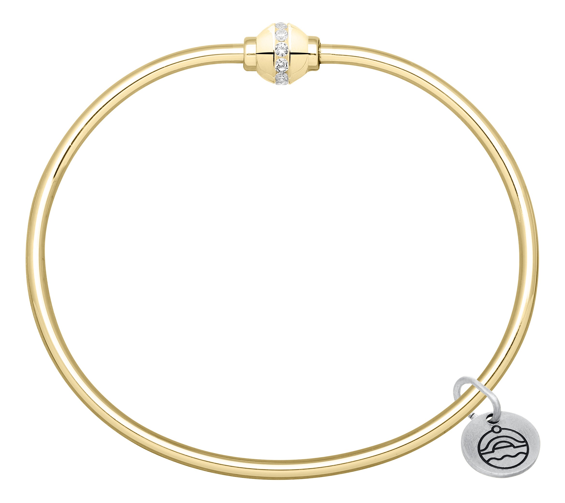 LeStage 14k Yellow Gold Diamond Cape Cod Bracelet | Adrene Jewelers