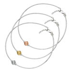 Swirl Cape Cod Anklet - Omega Chain