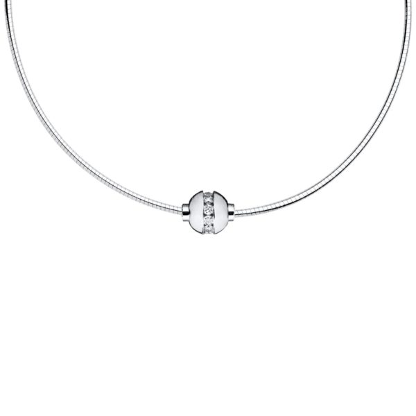 Cubic Zirconia Cape Cod Necklace - Omega Chain