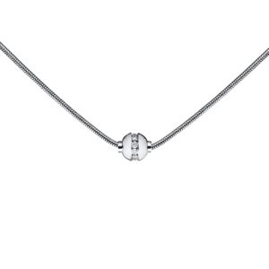 Cubic Zirconia Cape Cod Necklace - Snake Chain