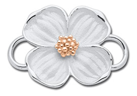 14K Rose Gold Dogwood Clasp